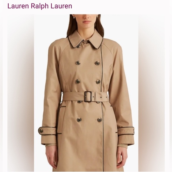 Ralph Lauren Jackets & Blazers - Ralph Lauren Beige Double-Breasted Trench Coat